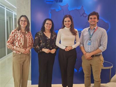 Foto da Notícia: Gisela Cardoso é recebida no Sebrae para fortalecer projetos de apoio a mulheres