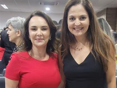 Foto da Notícia: Gisela Cardoso prestigia a posse da primeira mulher a assumir a Direção da Polícia Civil de MT