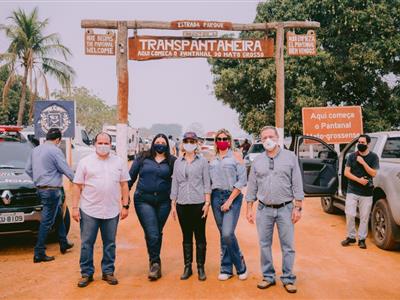 Foto da Notícia: Comitiva Pantanal: Presidente da OAB-MT cobra planejamento para próximo período de seca e incêndios