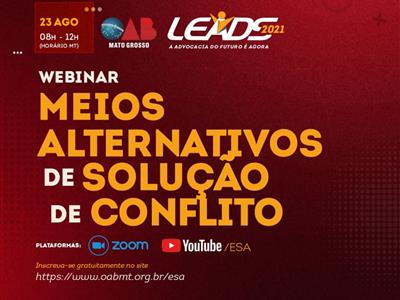 Foto da Notícia: Com convidado especial, evento traz inovações sobre meios alternativos de solução de conflito